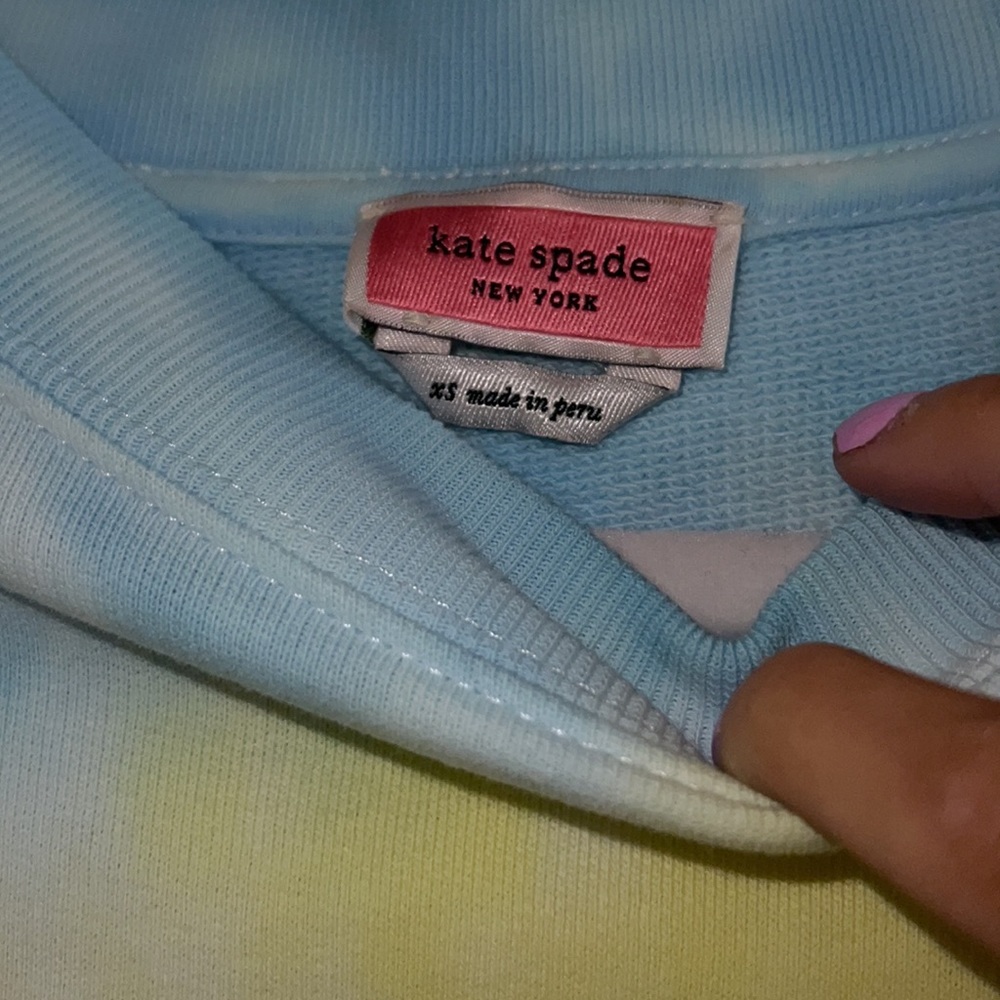 Like New! Kate Spade Tie-dye crewneck - Picture 5 of 5